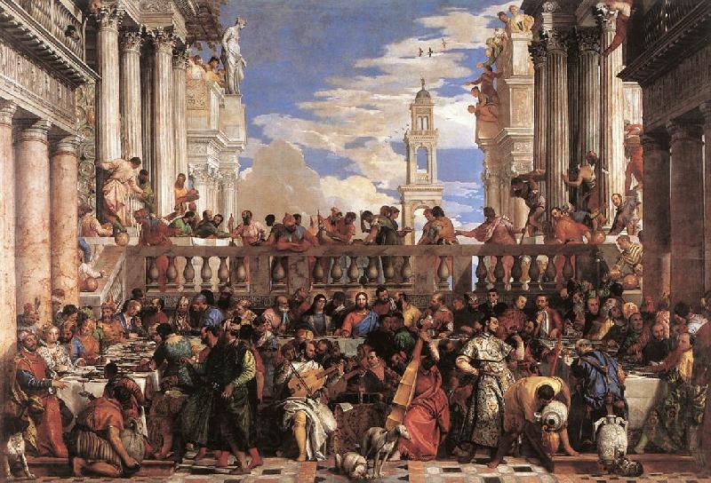 VERONESE (Paolo Caliari) The Marriage at Cana er Germany oil painting art